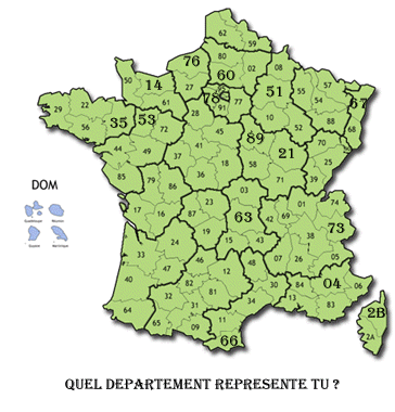kel départemen représente tu????
